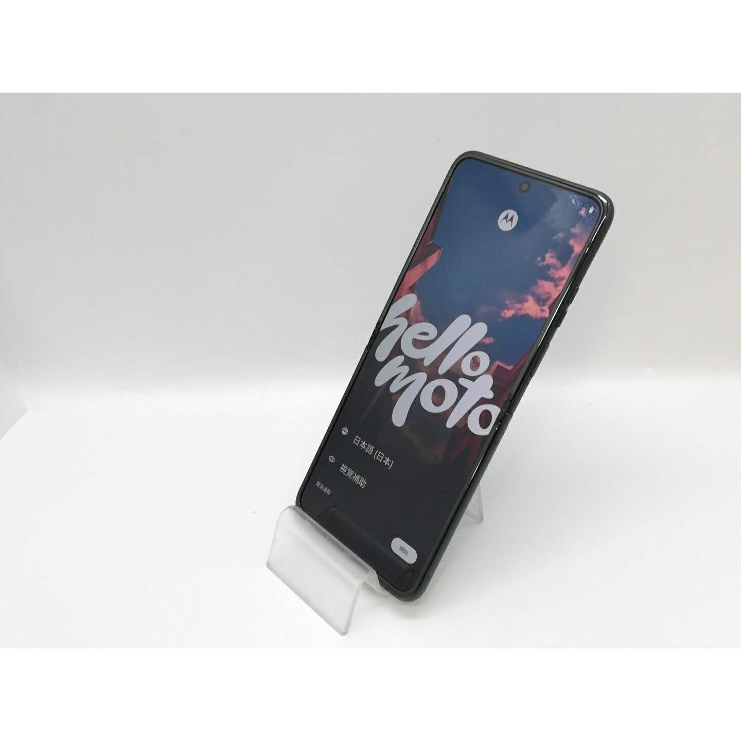 【中古】MOTOROLA 国内版 【SIMフリー】 motorola razr 40 セージグリーン 8GB 256GB PAYC0000JP【京都】保証期間１ヶ月【ランクA】