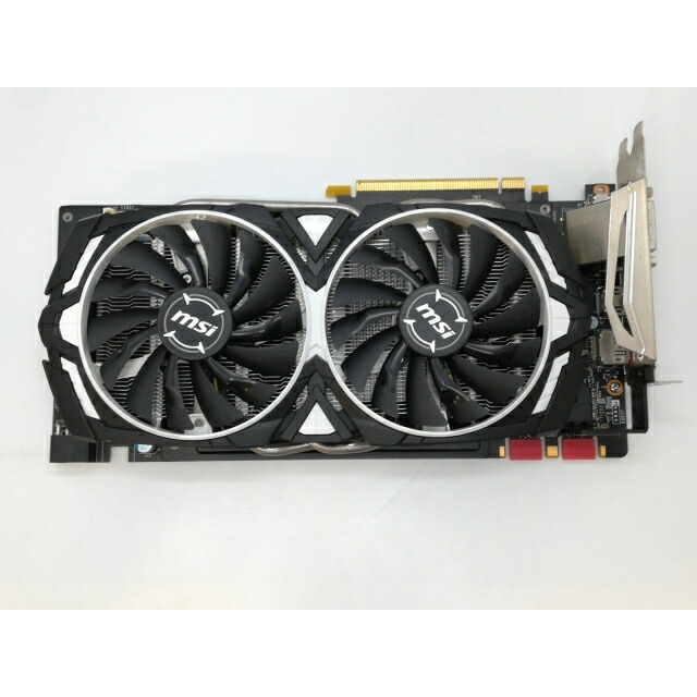 【中古】MSI GeForce GTX 1070 ARMOR 8G OC GTX1070/8GB(GDDR5)/PCI-E 【京都】引き受ける継続期間１週