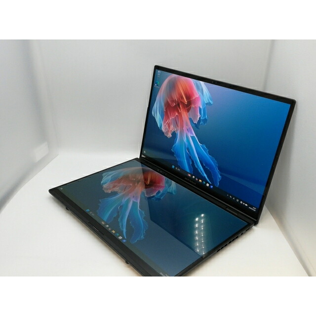 【中古】ASUS ASUS ZenBook Duo UX8406MA UX8406MA-U9321WS インクウェルグレー 【Ultra9 185H 32G 1T(SSD) WiFi 14OLED(2880×1800)】【京都】保証期間１ヶ月【ランクA】