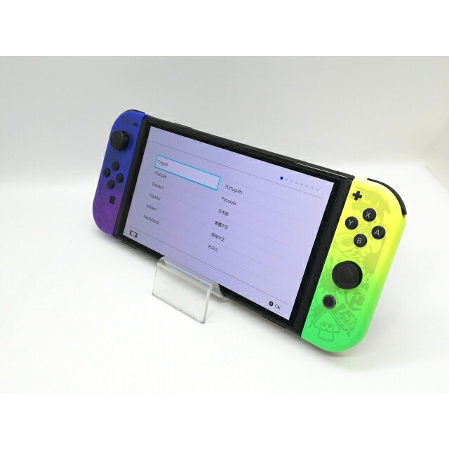 【中古】Nintendo Switch 本体 (有機ELモデル) HEG-S-KCAAA スプラトゥーン3エディション【京都】保証期間1ヶ月【ランクC】|じゃんぱら店