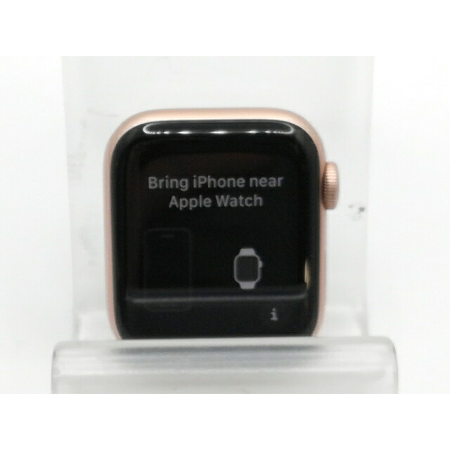 【中古】Apple Apple Watch Series4 40粍 GPS ゴールド軽銀/ピンクサンドスポーツバンド MU682J/A【京都】引き受ける継続期間１ヶ月【序列付けるC】
