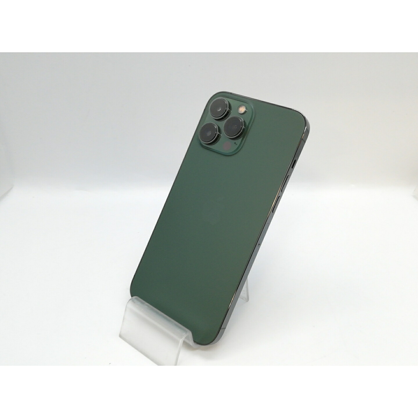 【中古】【赤ロム保証あり】Apple au 【SIMフリー】 iPhone 13 Pro Max 256GB アルパイングリーン MNCV3J/A【京都】保証期間１ヶ月【ランクB】