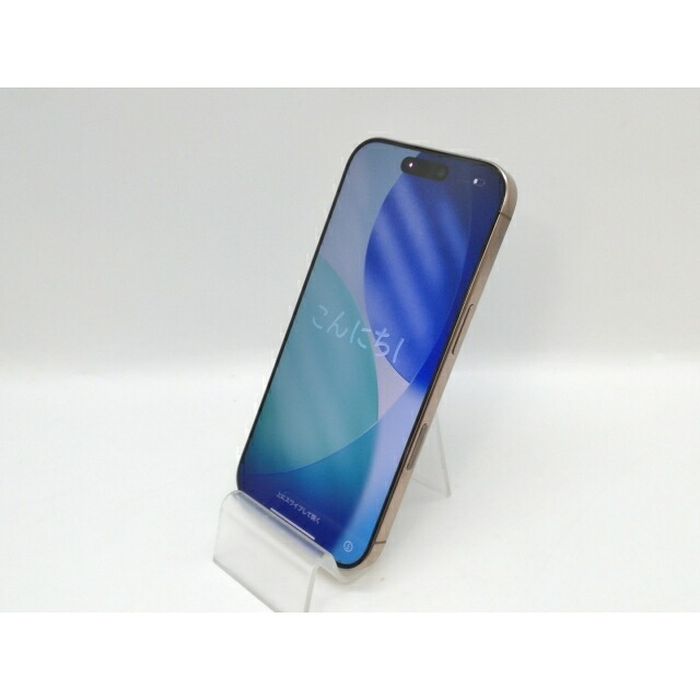 【中古】Apple 国内版 【SIM無償性】 iPhone 16 Pro 256GB 乾荒原チタニウム MYN23J/A【京都】引きうける継続期間１ヶ月【位置づけるC】