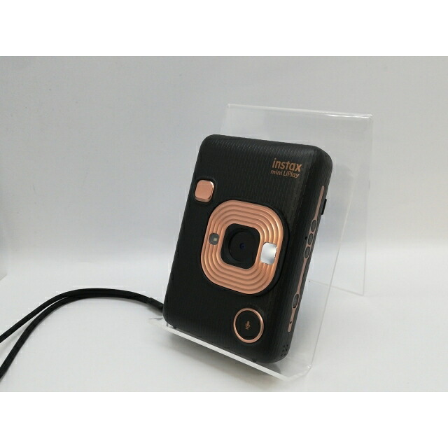【中古】FujiFilm instax mini LiPlay チェキ [エレガントブラック]【京都】保証期間１週間【ランクB】