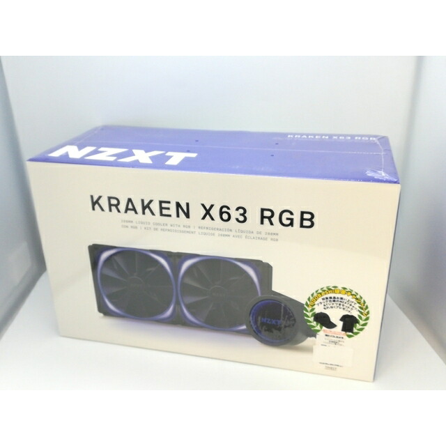 【未当てはめる】NZXT KRAKEN X63 RGB 水冷空調設備 【京都】引き請ける継続期間１週