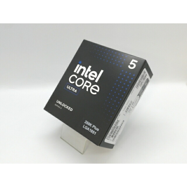 【未当て嵌める】Intel Core Ultra 5 250K Plus (4.2Ghz) Box LGA1851/18C(P:6C/E:12C)/18T/L3 30M/Intel Graphics/PBP125W【京都】引き受ける継続期間１週