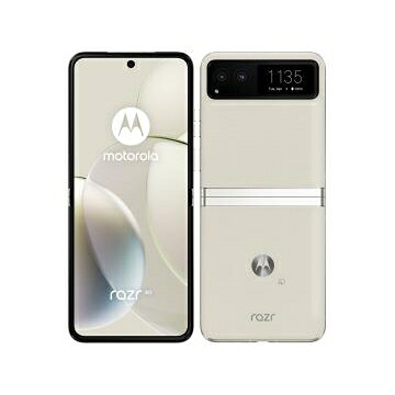 【未使用】MOTOROLA 国内版 【SIMフリー】 motorola razr 40 バニラクリーム 8GB 256GB PAYC0001JP【博多】保証期間３ヶ月