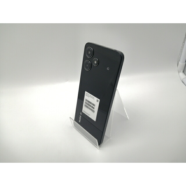 【中古】Xiaomi SoftBank 【SIM無償性】 Redmi 12 5G 4GB 128GB 十二時黒いこと A401XM【博多】引き受ける継続期間１ヶ月【価値づけるB】