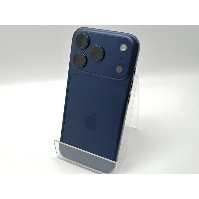 【中古】Apple docomo 【SIM無償性】 iPhone 17 Pro 256GB ディープブルー MG874J/A【博多】引きうける継続期間１ヶ月【位置づけるA】