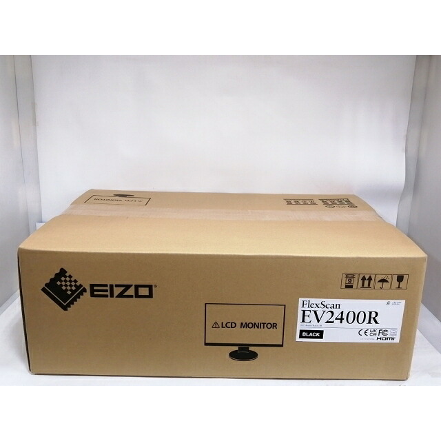 【未使用】EIZO FlexScan EV2400R-BK [23.8インチ/1920x1080/IPS/非光沢/HDMI/DP/100Hz/5ms](2025)【博多】保証期間１週間｜じゃんぱら店