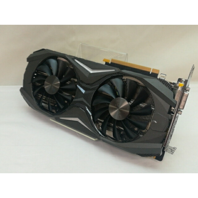 【中古】ZOTAC GeForce GTX 1080 AMP Edition（ZT-P10800C-10P） GTX1080/8GB(GDDR5X)/PCI-E【川崎】保証期間１週間