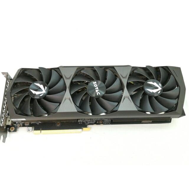 【中古】ZOTAC GeForce RTX 3070 Ti Trinity OC（ZT-A30710J-10P）RTX3070Ti/8GB(GDDR6X)【川崎】引き請ける継続期間１週