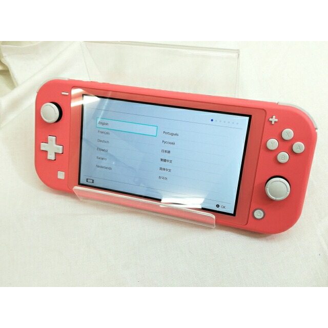【中古】Nintendo Switch Lite 本体 コーラル HDH-S-PAZAA【川崎】保証期間１ヶ月【ランクB】｜じゃんぱら店