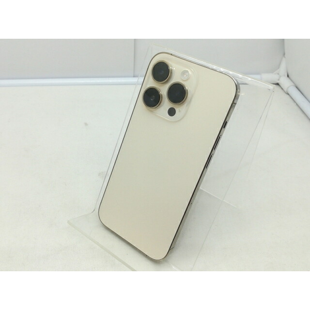 【中古】Apple docomo 【SIMフリー】 iPhone 14 Pro 256GB ゴールド MQ173J/A【川崎】保証期間１ヶ月【ランクB】