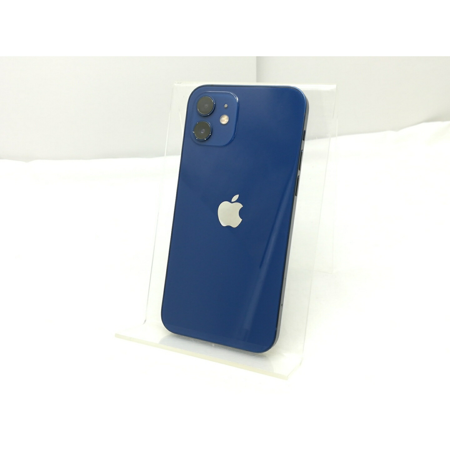 【中古】Apple SoftBank 【SIMロック解除済み】 iPhone 12 64GB ブルー MGHR3J/A【川崎】保証期間１ヶ月【ランクB】