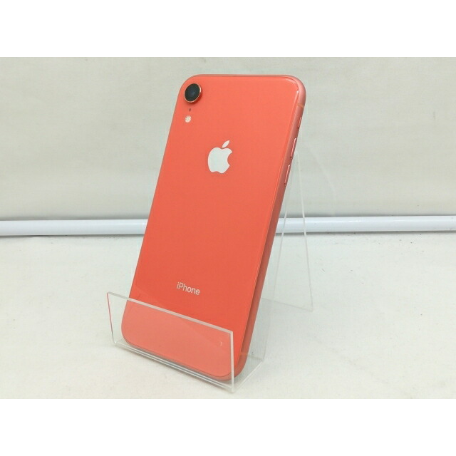 【中古】Apple docomo 【SIMロック解除済み】 iPhone XR 128GB コーラル MT0T2J/A【川崎】保証期間１ヶ月【ランクB】