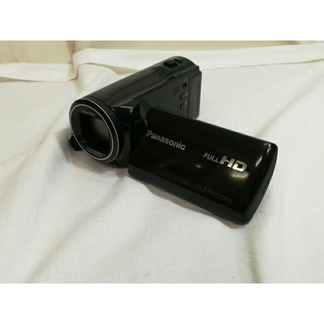 【中古】Panasonic HC-V230M-K 黒いこと【川崎】引き請ける継続期間１ヶ月【序列付けるC】