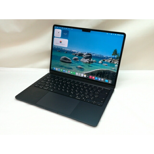 【中古】Apple MacBook Air 13インチ CTO (M2,2022) ミッドナイト M2(CPU:8C/GPU:8C)/16G/256G/30W AC【川崎】保証期間１ヶ月【ランクB】