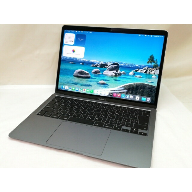 【中古】Apple MacBook Air 13インチ M1(CPU:8C/GPU:8C) 8GB/512GB スペースグレイ MGN73J/A (M1・2020)【川崎】保証期間１ヶ月【ランクA】