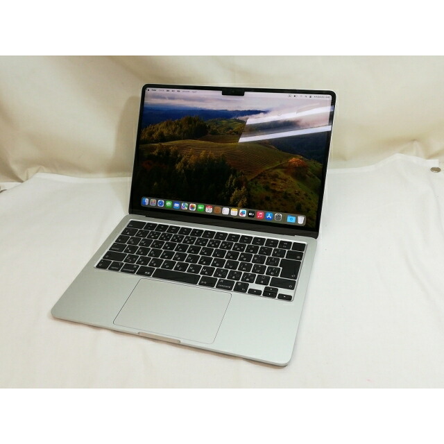 【中古】Apple MacBook Air 13インチ CTO (M2,2022) シルバー M2(CPU:8C/GPU:10C)/16G/512G/35W AC(USB-Cx2)【川崎】保証期間１ヶ月【ランクB】｜じゃんぱら店 89,639円