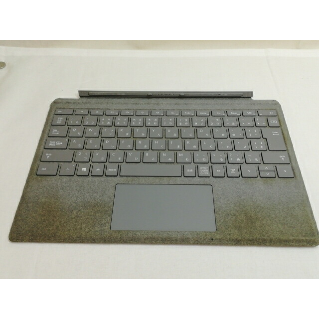 【中古】Microsoft Surface Pro Signature 手合い 押しかぶせる FFP-00019 (Pro3/Pro4/Pro第5時人/Pro6/Pro7/Pro7+用) プラチナ【川崎】引き受ける継続期間１週