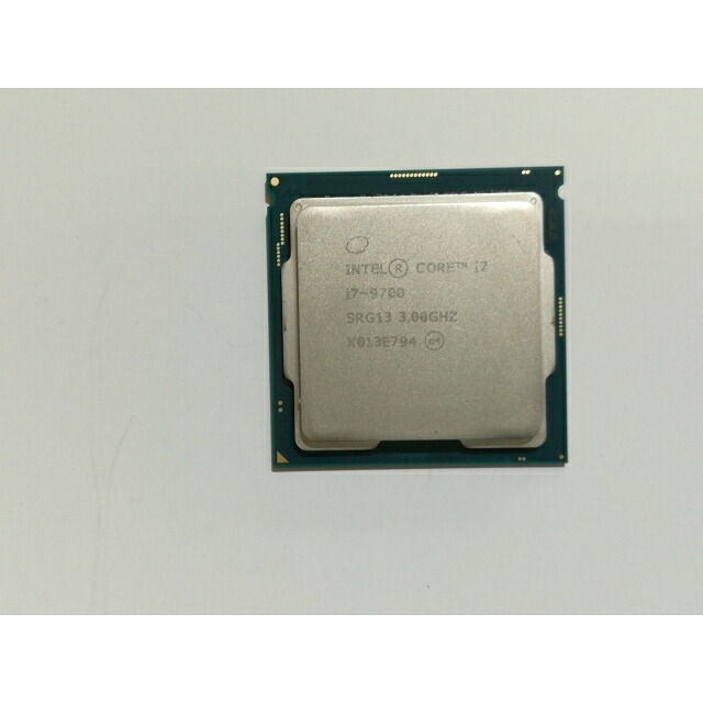 【中古】Intel Core i7-9700 (3GHz/結核症:4.7GHz/SRG13/R0) bulk LGA1151/8C/8T/L3 12M/UHD630/TDP65W【川崎】引きうける継続期間１週