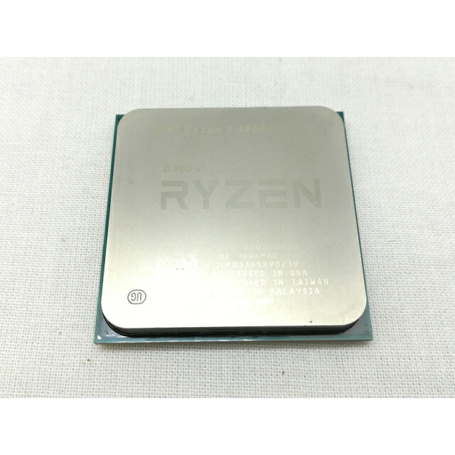 【中古】AMD Ryzen 9 3900 (3.1GHz/TC:4.3GHz) bulk AM4/12C/24T/L3 64MB/TDP 65W【川崎】引きうける継続期間１週