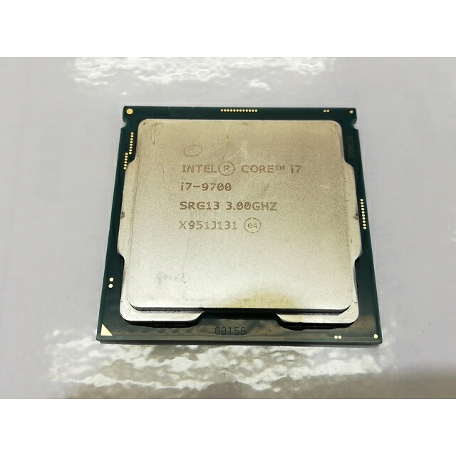 【中古】Intel Core i7-9700 (3GHz/結核症:4.7GHz/SRG13/R0) bulk LGA1151/8C/8T/L3 12M/UHD630/TDP65W【川崎】引きうける継続期間１週