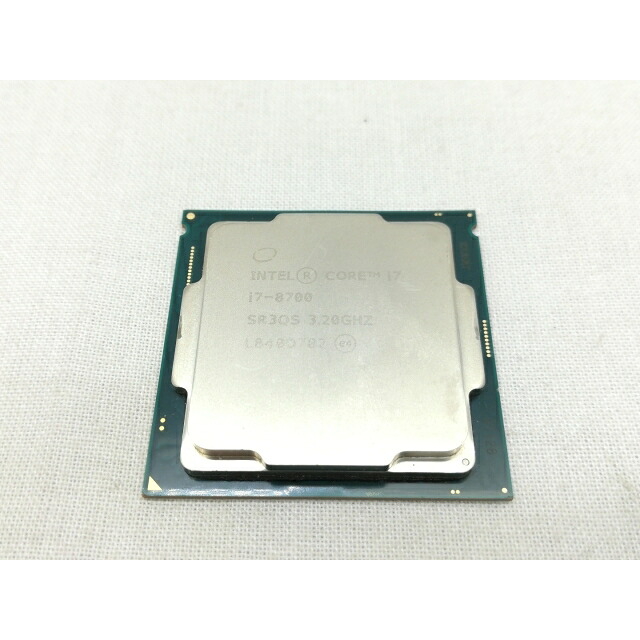 【中古】Intel Core i7-8700 (3.2GHz/結核症:4.6GHz) bulk LGA1151/6C/12T/L3 12M/UHD630/TDP65W【川崎】引きうける継続期間１週