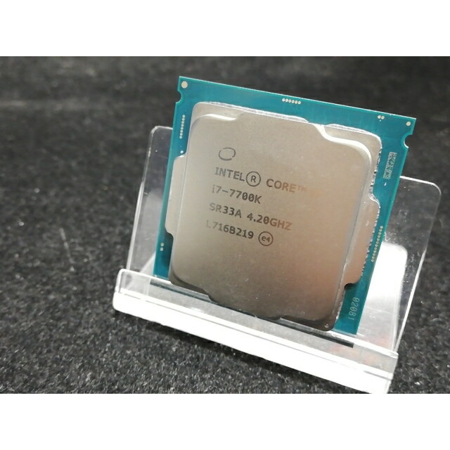 【中古】Intel Core i7-7700K (4.2GHz/結核症:4.5GHz) bulk LGA1151/4C/8T/L3 8M/固定ディスク630/TDP91W【川崎】引きうける継続期間１週
