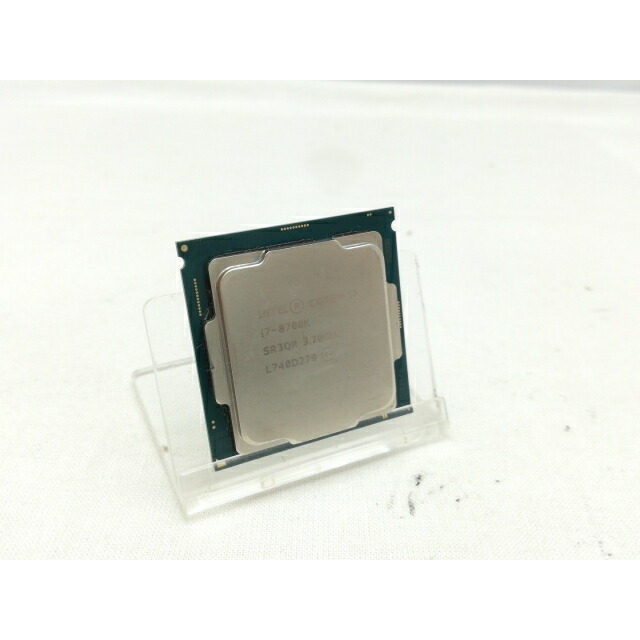 【中古】Intel Core i7-8700K (3.7GHz/結核症:4.7GHz) bulk LGA1151/6C/12T/L3 12M/UHD630/TDP95W【川崎】引きうける継続期間１週