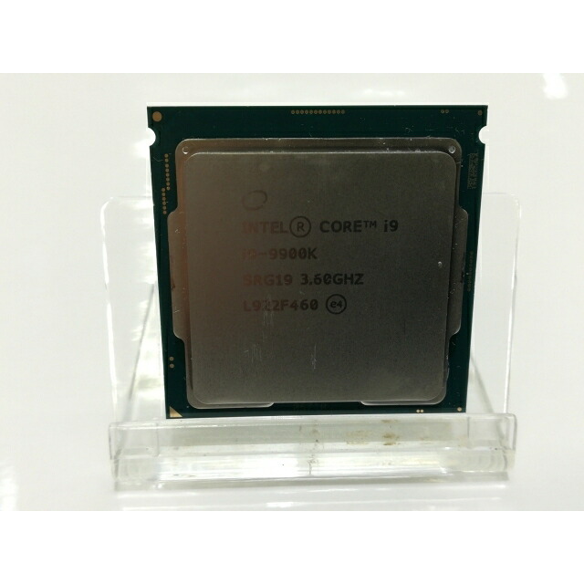 【中古】Intel Core i9-9900K (3.6GHz/TB:5GHz/SRG19/R0) bulk LGA1151/8C/16T/L3 16M/UHD630/TDP95W【川崎】保証期間１週間｜じゃんぱら店