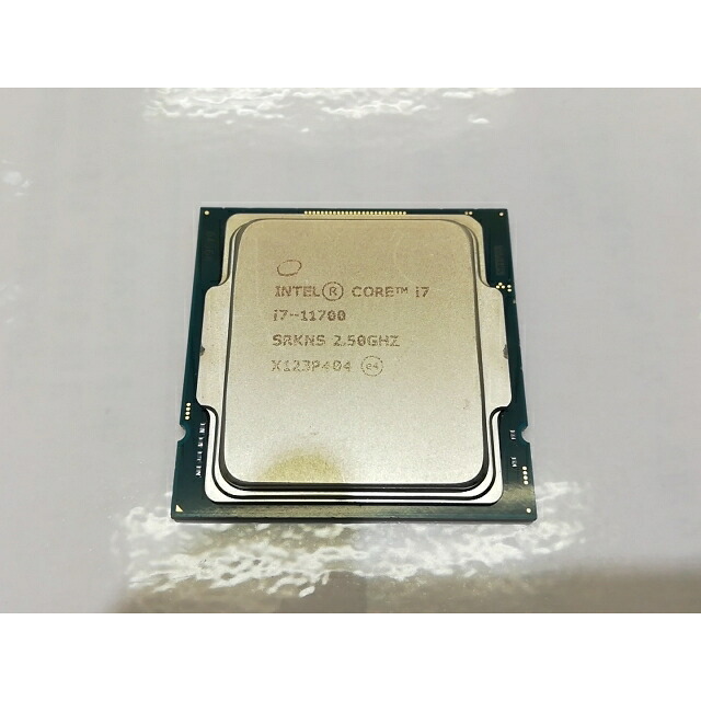 【中古】Intel Core i7-11700 (2.5GHz/結核症:4.8GHz) Bulk LGA1200/8C/16T/L3 16M/UHD750/TDP65W【川崎】引き請ける継続期間１週