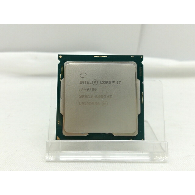 【中古】Intel Core i7-9700 (3GHz/結核症:4.7GHz/SRG13/R0) bulk LGA1151/8C/8T/L3 12M/UHD630/TDP65W【川崎】引きうける継続期間１週