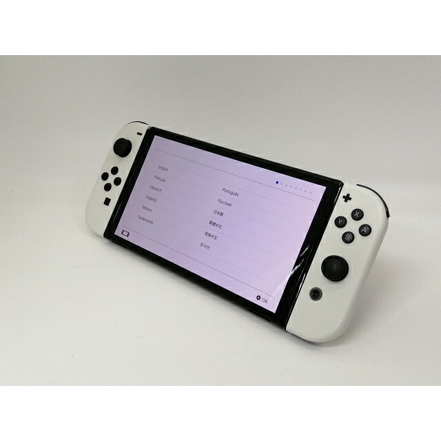 【中古】Nintendo Switch 本体 (有機ELモデル) HEG-S-KAAAA ホワイト 【2021年10月】【秋葉5号】保証期間1ヶ月【ランクB】|じゃんぱら店