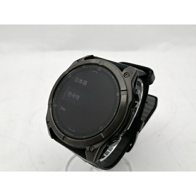 【中古】Garmin fenix 8 Sapphire AMOLED 51粍 010-02905-62 (Ti Carbon Gray DLC/Black)【秋葉5号】引きうける継続期間１ヶ月【位置づけるB】