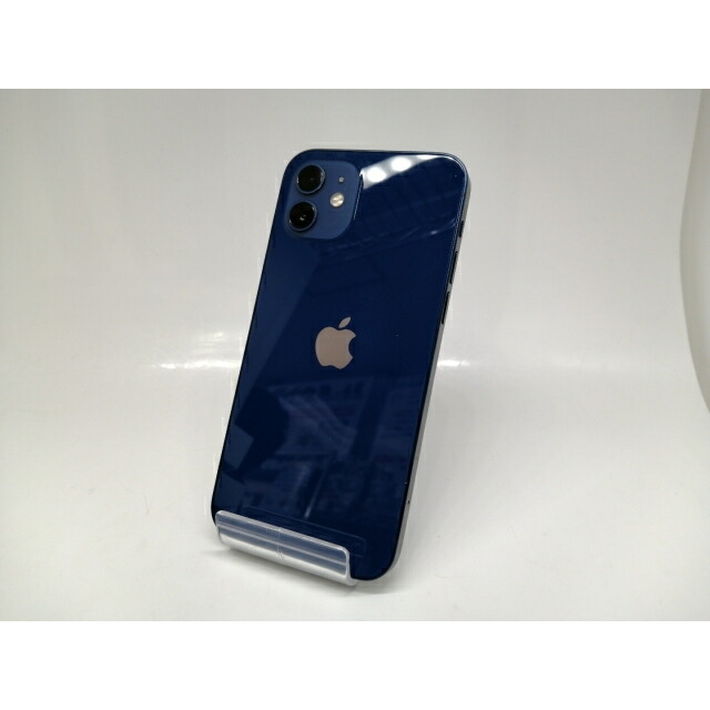 【中古】Apple docomo 【SIMロック解除済み】 iPhone 12 64GB ブルー MGHR3J/A【秋葉5号】保証期間１ヶ月【ランクB】