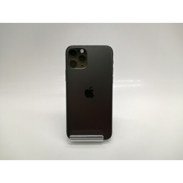 【中古】Apple SoftBank 【SIMロック解除済み】 iPhone 11 Pro 64GB スペースグレイ MWC22J/A【秋葉5号】保証期間１ヶ月【ランクC】
