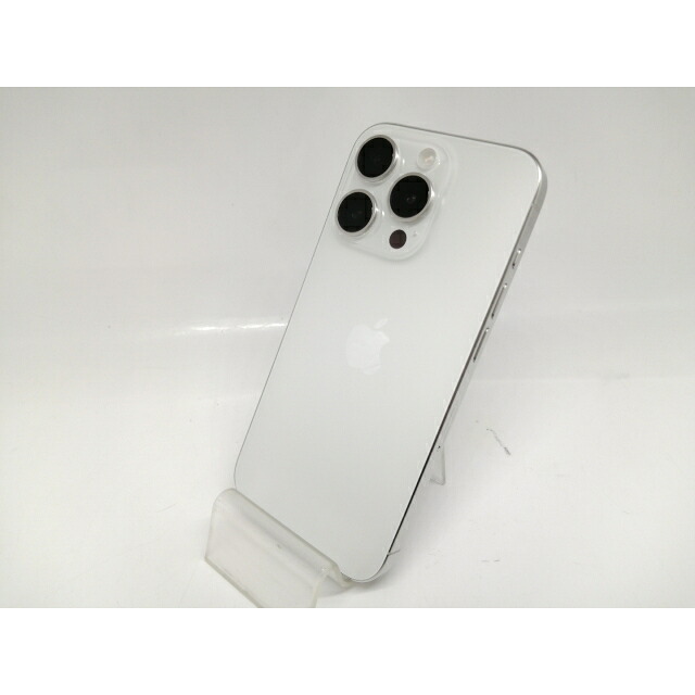 【中古】Apple 国内版 【SIMフリー】 iPhone 15 Pro 256GB ホワイトチタニウム MTUD3J/A【秋葉5号】保証期間1ヶ月【ランクA】|じゃんぱら店