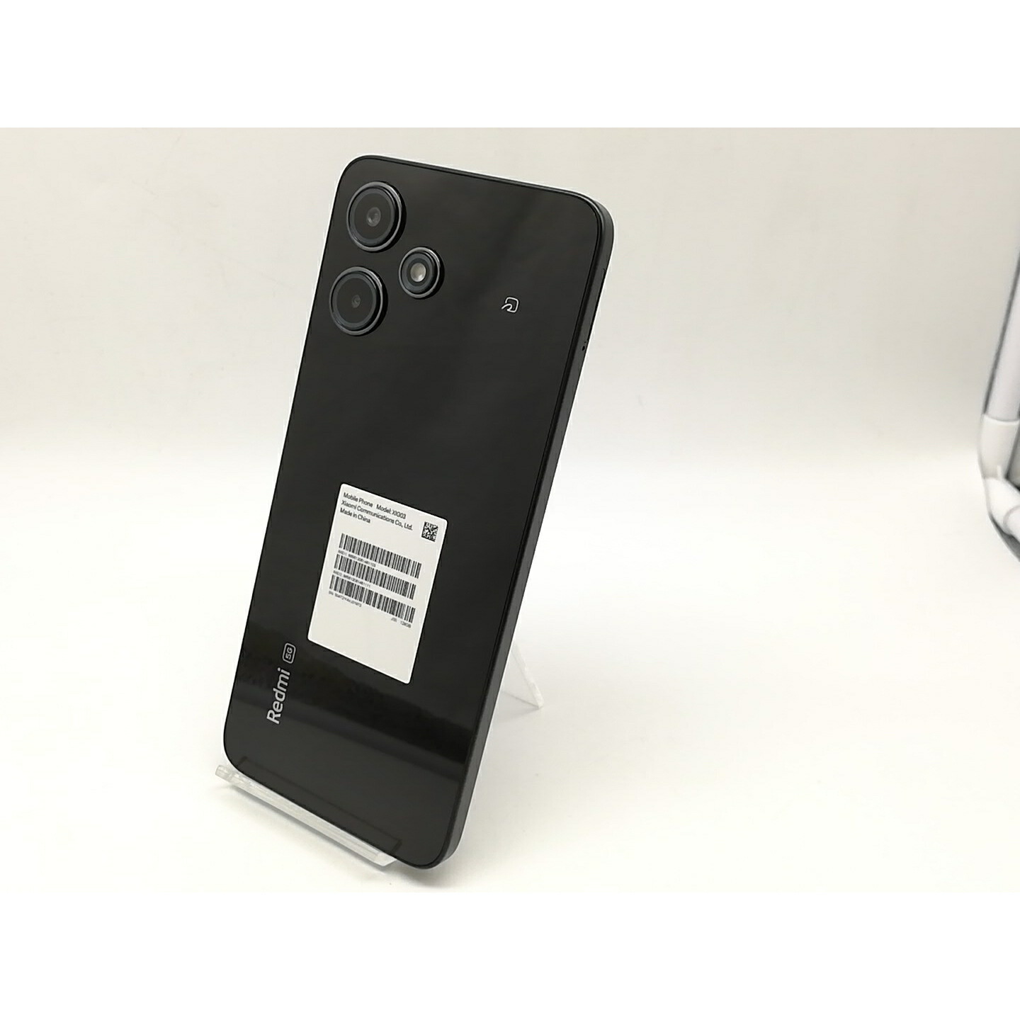 【中古】Xiaomi UQmobile 【SIM無償性】 Redmi 12 5G 4GB 128GB 夜夜中黒いこと XIG03【横浜】引き受ける継続期間１ヶ月【序列付けるA】