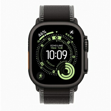 【未使用】Apple Apple Watch Ultra3 49mm Cellular ブラックチタニウムケース/チャコールトレイルループ (S/M) MF1D4J/A【横浜】保証期間３ヶ月