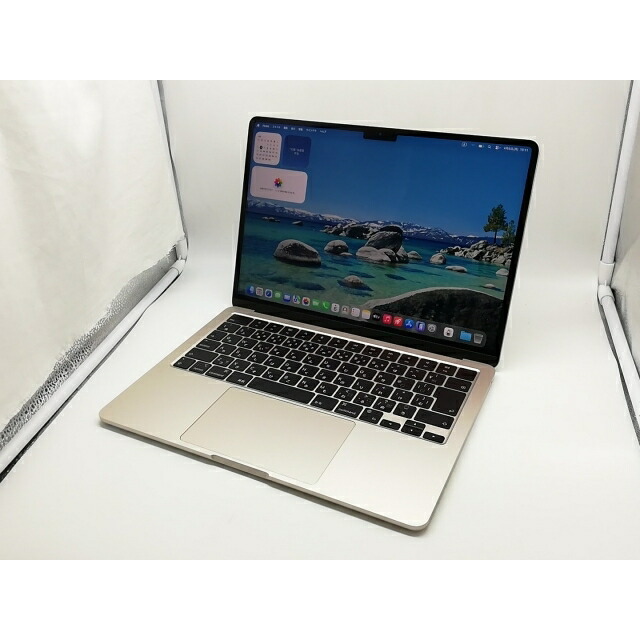 【中古】Apple MacBook Air 13インチ CTO (M3,2024) スターライト M3(CPU:8C/GPU:10C)/16G/256G【横浜】保証期間１ヶ月【ランクB】 81,939円