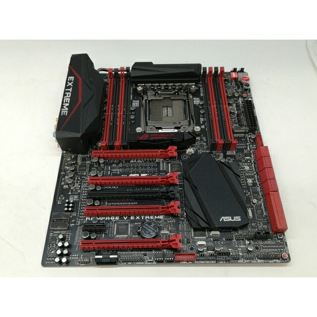 【中古】ASUS RAMPAGE V EXTREME X99/LGA2011-v3(DDR4)/11ac無線電話ローカルエリアネットワーク/SATA Express/M.2(x4)/E-ATX 【札幌】引きうける継続期間１週