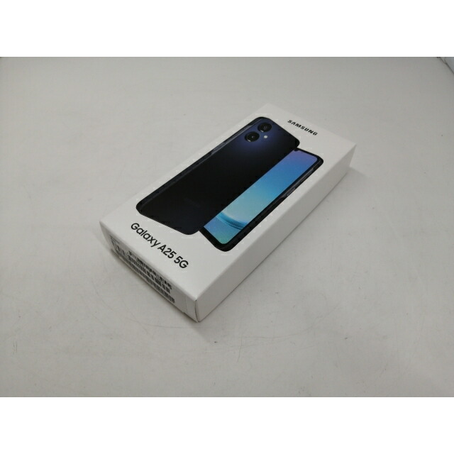 【未使用】SAMSUNG モバイル 【SIMフリー】 Galaxy A25 5G ブラック 4GB 64GB【札幌】保証期間３ヶ月