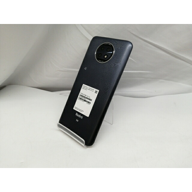 【中古】Xiaomi SoftBank 【SIM鍵を掛ける取りけす済み】 Redmi Note 9T 5G ナイトフォールブラック 4GB 64GB A001XM【札幌】引き受ける継続期間１ヶ月【序列付けるB】