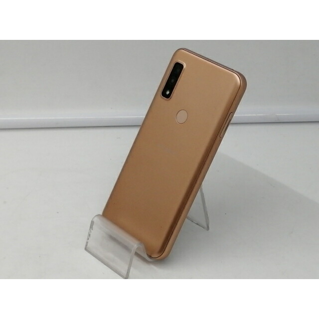 【中古】Fujitsu au 【SIM無償性】 arrows We サクラ色ゴールド 4GB 64GB FCG01【札幌】引き受ける継続期間１ヶ月【序列付けるB】