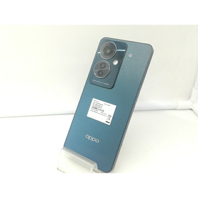 【中古】Oppo ymobile 【SIM無償性】 OPPO Reno11 A うす暗い緑であること 8GB 128GB【札幌】引き受ける継続期間１ヶ月【価値づけるA】
