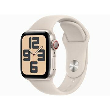 【未使用】Apple Apple Watch SE2 40mm Cellular スターライトアルミニウムケース/スターライトスポーツバンド(S/M) MRFX3J/A【札幌】保証期間３ヶ月