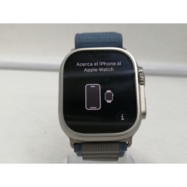 【中古】Apple Apple Watch Ultra2 49粍 Cellular チタニウム入れもの/ブルーアルパインループ(L) MREQ3J/A【札幌】引き受ける継続期間１ヶ月【価値づけるA】