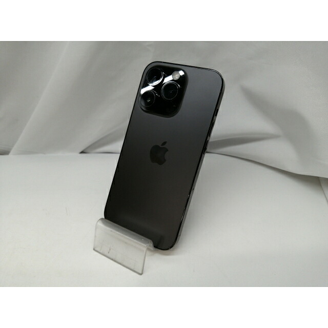 【中古】Apple SoftBank 【SIMフリー】 iPhone 14 Pro 256GB スペースブラック MQ0Q3J/A【札幌】保証期間１ヶ月【ランクC】